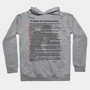 13 rules for eternal love! Hoodie